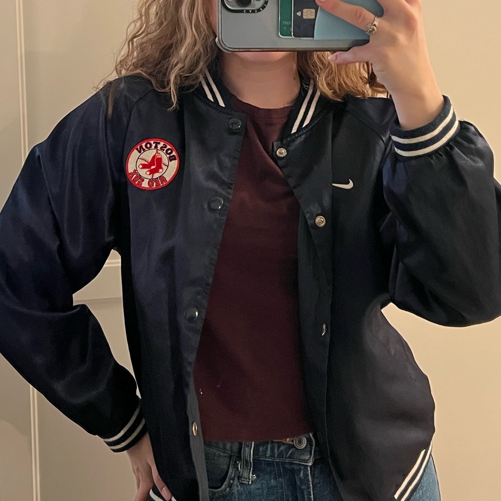 SOLD‼️Vintage Nike Boston Red Sox Team Jacket